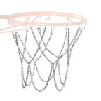 Stainless Steel Basketball Net Heavy Duty Metal Chain Replacement With 12 Hooks Rustproof Basketball Hoop Replacement Ordinary