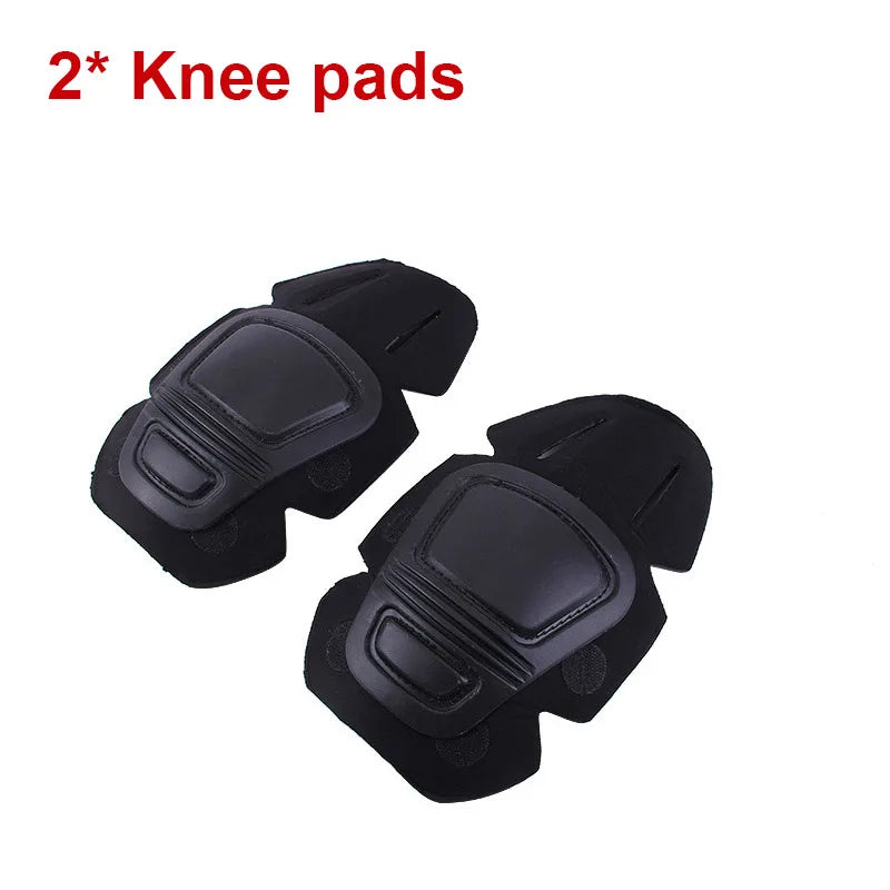 Tom's Hug G2 G3 Frog Suit Knee Pads Tactical Elbow Support Paintball Airsoft Kneepad Interpolated Knee Protector Set