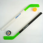 A Set Children's Toy Pulley Ice Hockey 72CM Plastic Hockey Stick Children's Outdoor Sports Toy Hockey Stick
