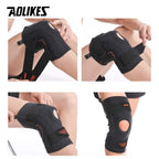 AOLIKES New Knee Brace for Knee Pain with Side Stabilizers Women Men Knee Pad Meniscus Tear Patella Gel Pads Knee Support
