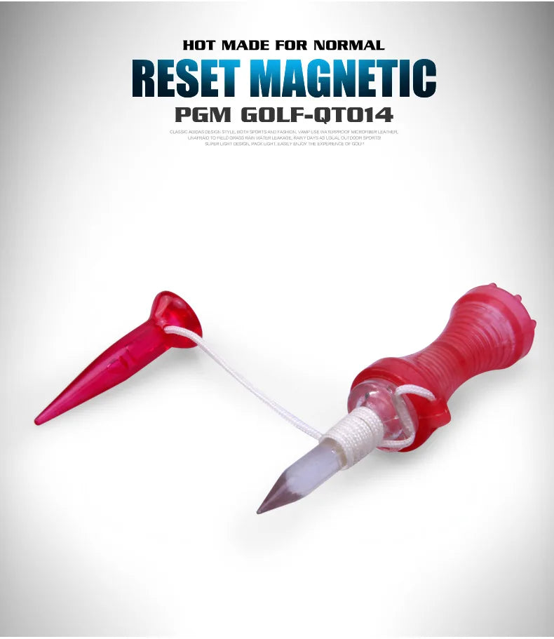 Outdoor Sports Golf Magnet Tees Magnetic Tees Step Down Golf Tee with Anchor Keep Golf Ball Tee Holder QT002
