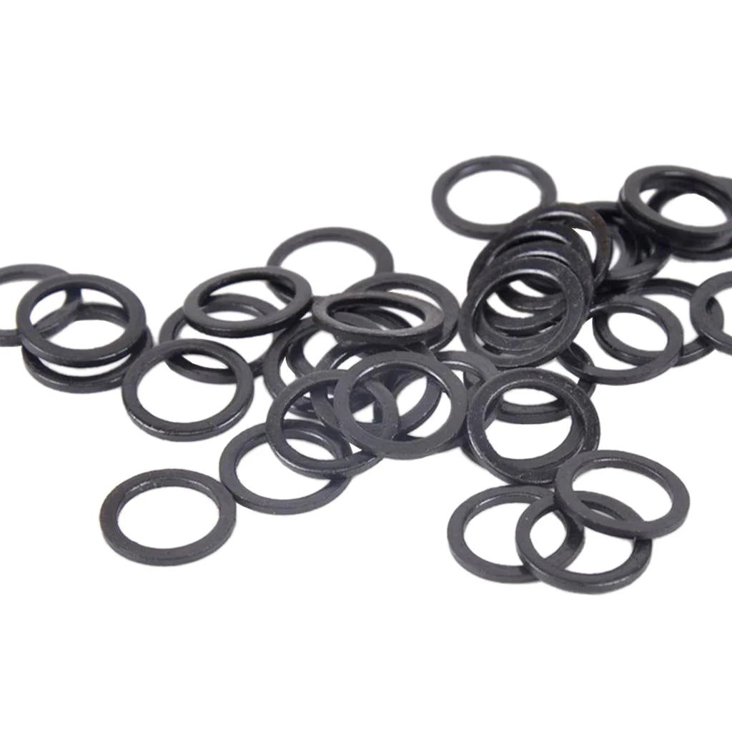100Pcs Skateboard Truck Axle Speed Washers Skateboard Bearing Rings for Outdoors Longboard Replacement Accessories