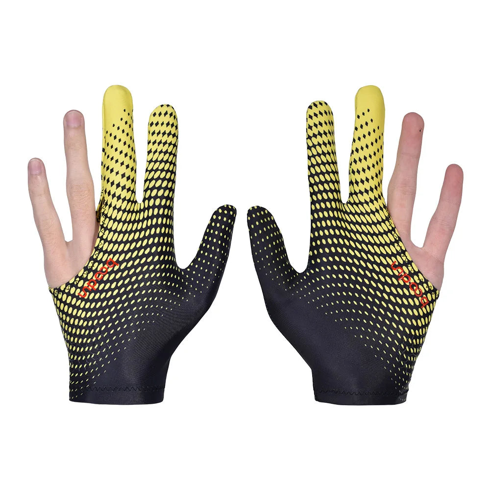 1PCS Breathable Billiard Pool Gloves Spandex Lycra Shooters Carom Snooker Cue 5 Colors Sports Gloves Fits on Left or Right Hand