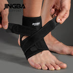 JINGBA SUPPORT 1 PCS Adjustable Compression Ankle Brace Support Protective Sports Ankle Joint Protector Dropshipping