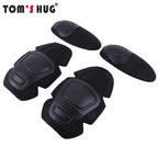 Tom's Hug G2 G3 Frog Suit Knee Pads Tactical Elbow Support Paintball Airsoft Kneepad Interpolated Knee Protector Set