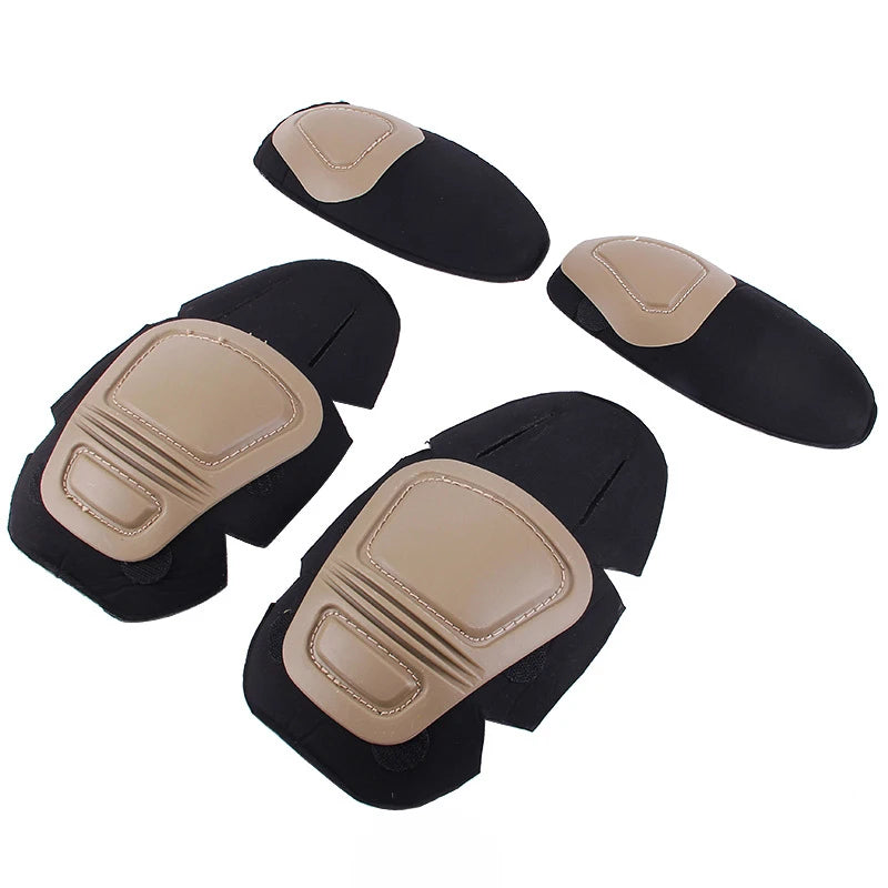 Tom's Hug G2 G3 Frog Suit Knee Pads Tactical Elbow Support Paintball Airsoft Kneepad Interpolated Knee Protector Set