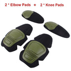 Tom's Hug G2 G3 Frog Suit Knee Pads Tactical Elbow Support Paintball Airsoft Kneepad Interpolated Knee Protector Set