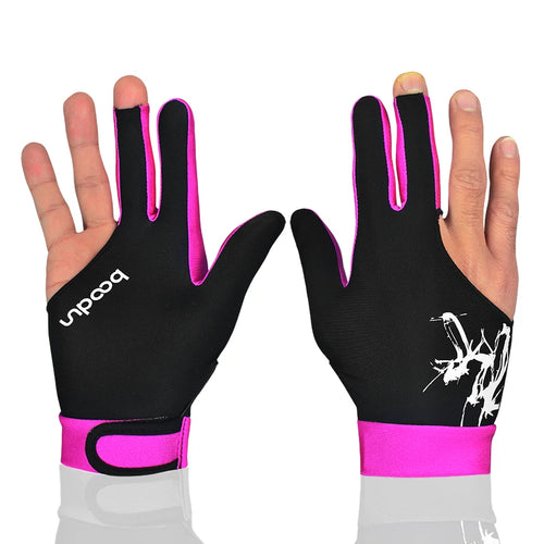 1PCS Breathable Billiard Pool Gloves Spandex Lycra Shooters Carom Snooker Cue 5 Colors Sports Gloves Fits on Left or Right Hand