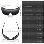 ELAX BRAND Polarized Photochromic UV400 Outdoor Road Cycling Eyewear Sports Cycling Sunglasses Men Women Bike Bicycle Glasses