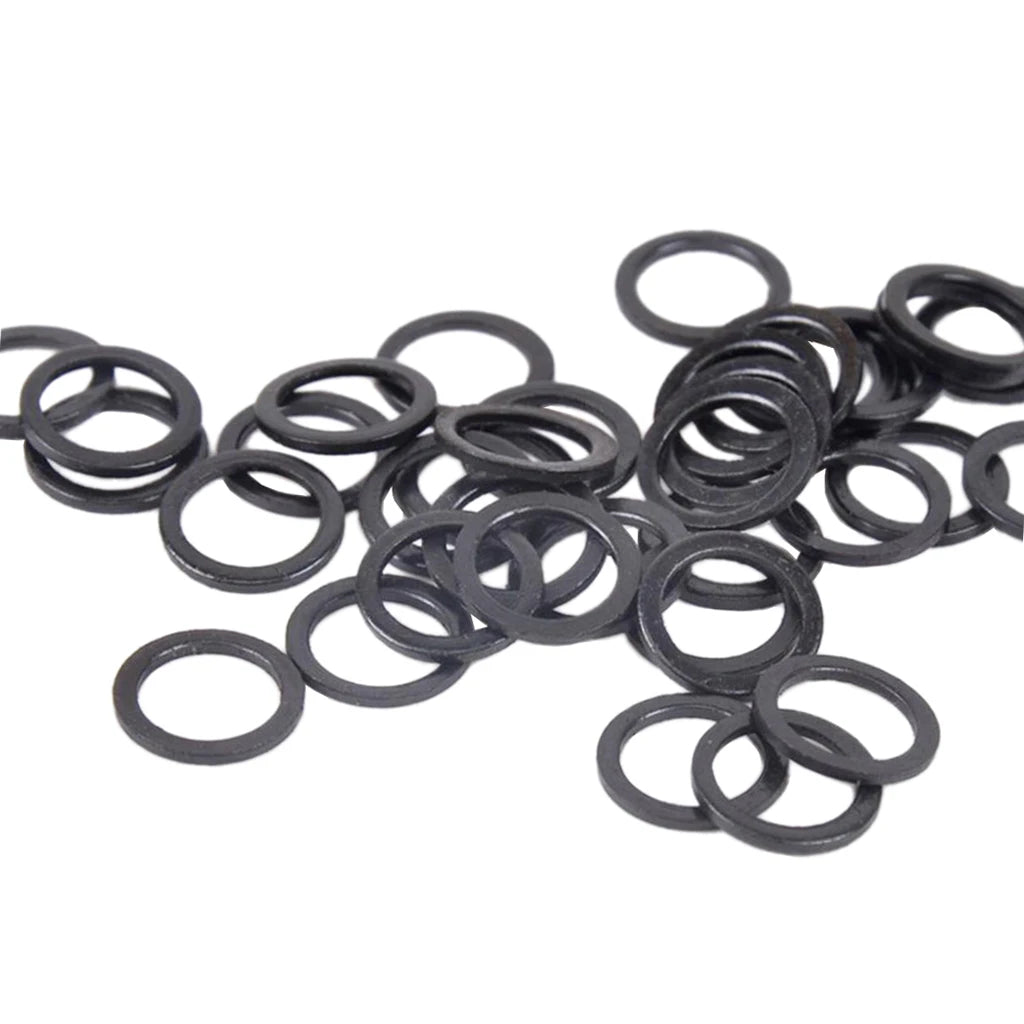 100Pcs Skateboard Truck Axle Speed Washers Skateboard Bearing Rings for Outdoors Longboard Replacement Accessories