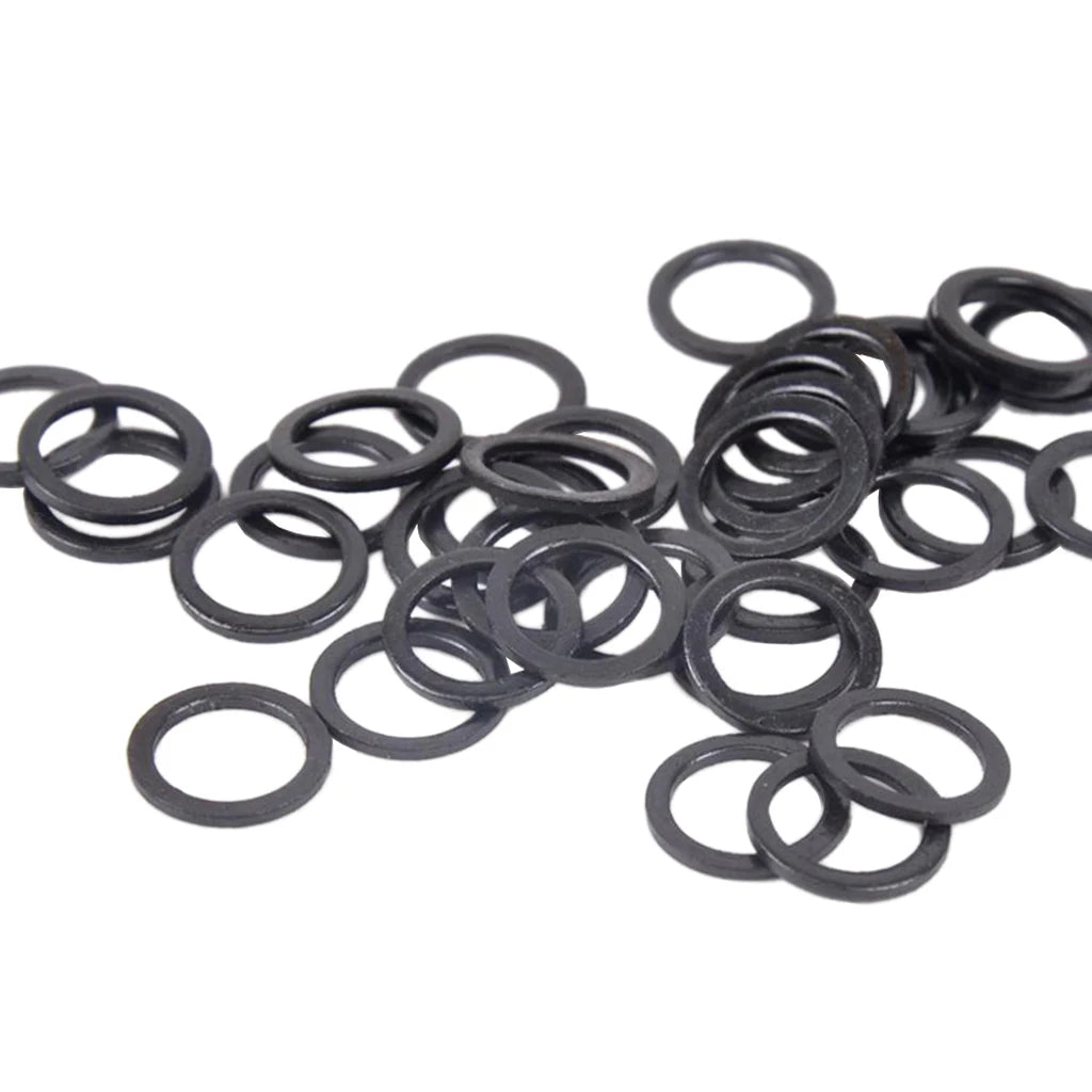 100Pcs Skateboard Truck Axle Speed Washers Skateboard Bearing Rings for Outdoors Longboard Replacement Accessories