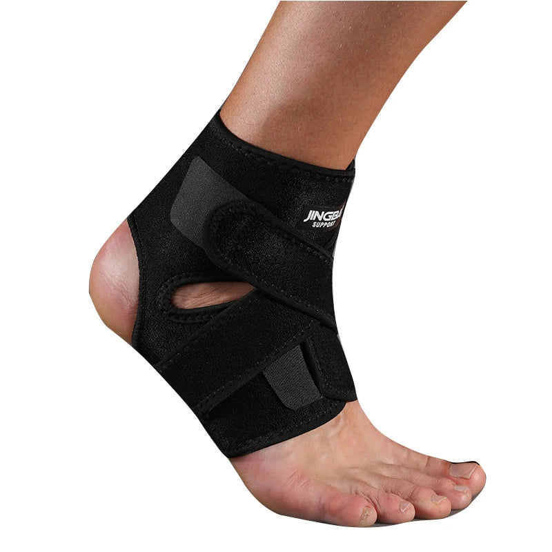 JINGBA SUPPORT 1 PCS Adjustable Compression Ankle Brace Support Protective Sports Ankle Joint Protector Dropshipping