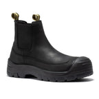 ROCKROOSTER Woodland Brown 6 inch Composite Toe Pull-on Leather Work Boots AK664
