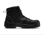 ROCKROOSTER Woodland Black 6 inch Waterproof Composite Toe Leather Work Boots AK663