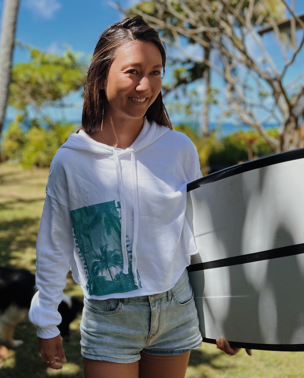 CAB W CROP PALM HDY WHT XL