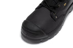 ROCKROOSTER Woodland Black 6 inch Waterproof Composite Toe Leather Work Boots AK662