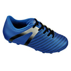 Vizari Impact Youth Firm Ground Soccer Shoes – Blue/Silver