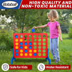 Bolaball Giant 4 in a Row Connect Game - Indoor/Outdoor Yard Game for Kids & Adults