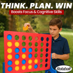 Bolaball Giant 4 in a Row Connect Game - Indoor/Outdoor Yard Game for Kids & Adults