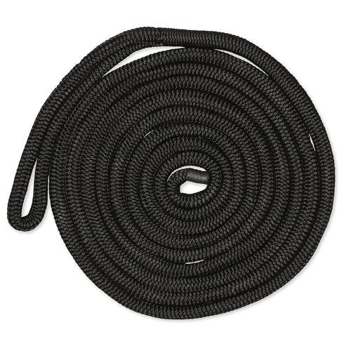 1/2In-15Ft Dblbrd Cmp Dockline Blk