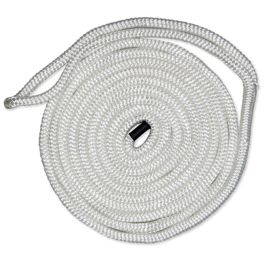3/8In-15Ft Dblbrd Cmp Dockline Wht