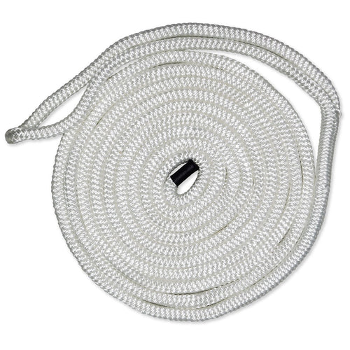 3/8In-15Ft Dblbrd Cmp Dockline Wht