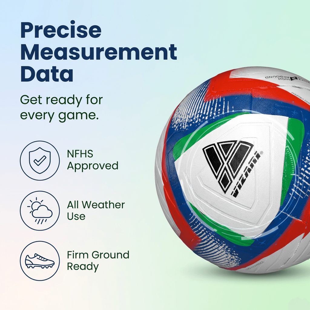 Vizari Eterna NFHS Size 5 Soccer Ball