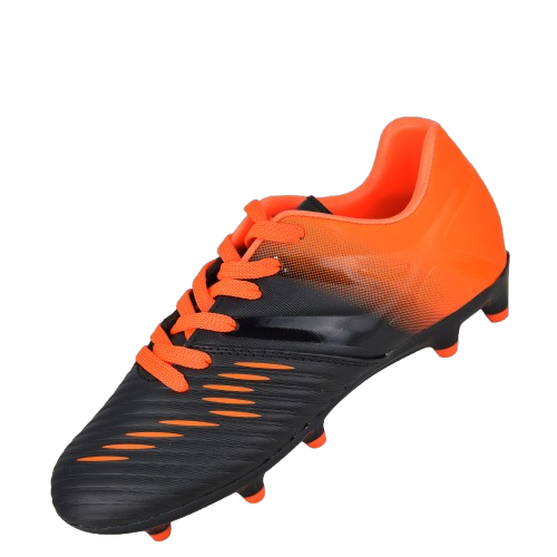 Vizari Liga Kids Firm Ground (FG) Soccer Cleats -Black/Orange, Youth Sizes 8C-Y Under $30