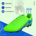 Santos Firm Ground Soccer Shoes -Green/Blue - Vizari Sports