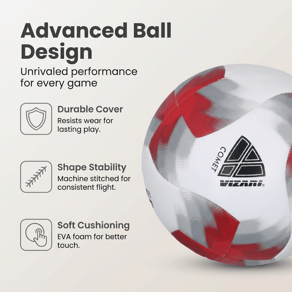 Vizari Comet Red Soccer Ball