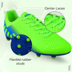 Santos Firm Ground Soccer Shoes -Green/Blue - Vizari Sports