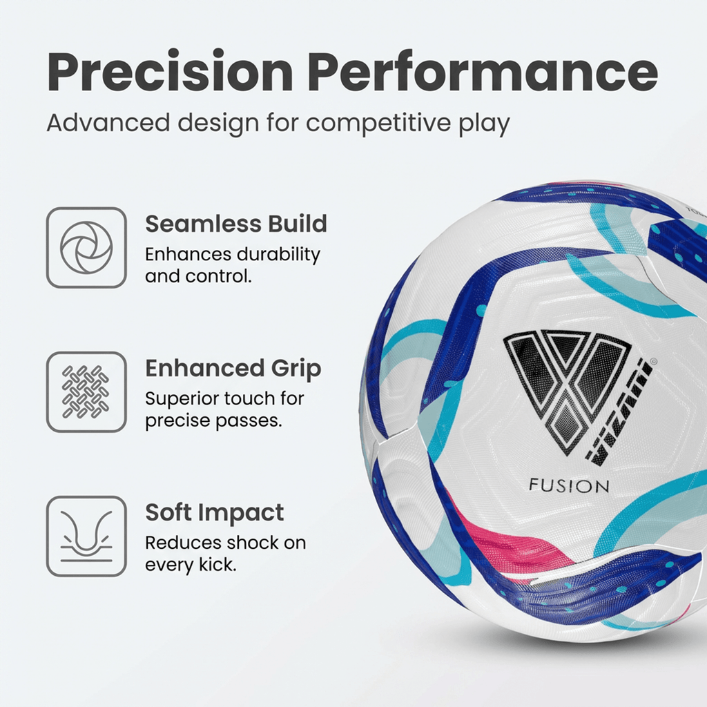 Vizari Fusion Soccer Ball – Size 4 & 5