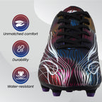 Ladera Firm Ground Soccer Shoes -Black - Vizari Sports