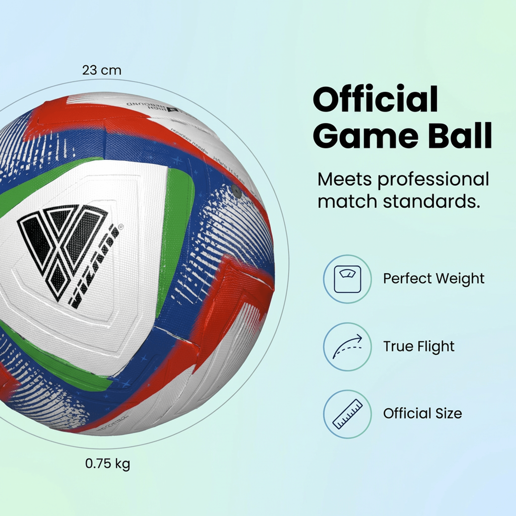 Vizari Eterna NFHS Size 5 Soccer Ball