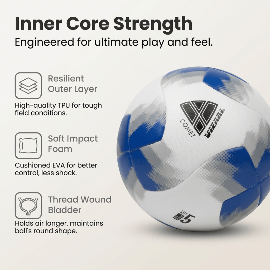 Vizari Comet Soccer Ball – Blue