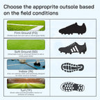 Vizari Santos Firm Ground Soccer Shoes – Black/Sky Blue