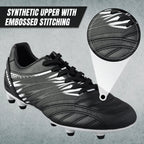 Valencia Firm Ground Soccer Cleats - Black/White - Vizari Sports