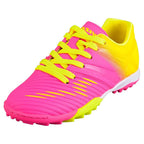 Vizari Liga Turf Soccer Shoes – Pink/Yellow