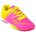Vizari Liga Turf Soccer Shoes – Pink/Yellow