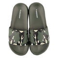 Vizari Adult Camo Soccer Slide Sandals – Green Khaki