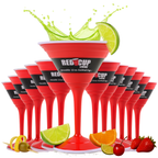 Redcupliving 12oz Reusable Double-Wall Cocktail Party Cups