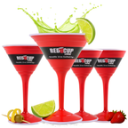 Redcupliving 12oz Reusable Double-Wall Cocktail Party Cups