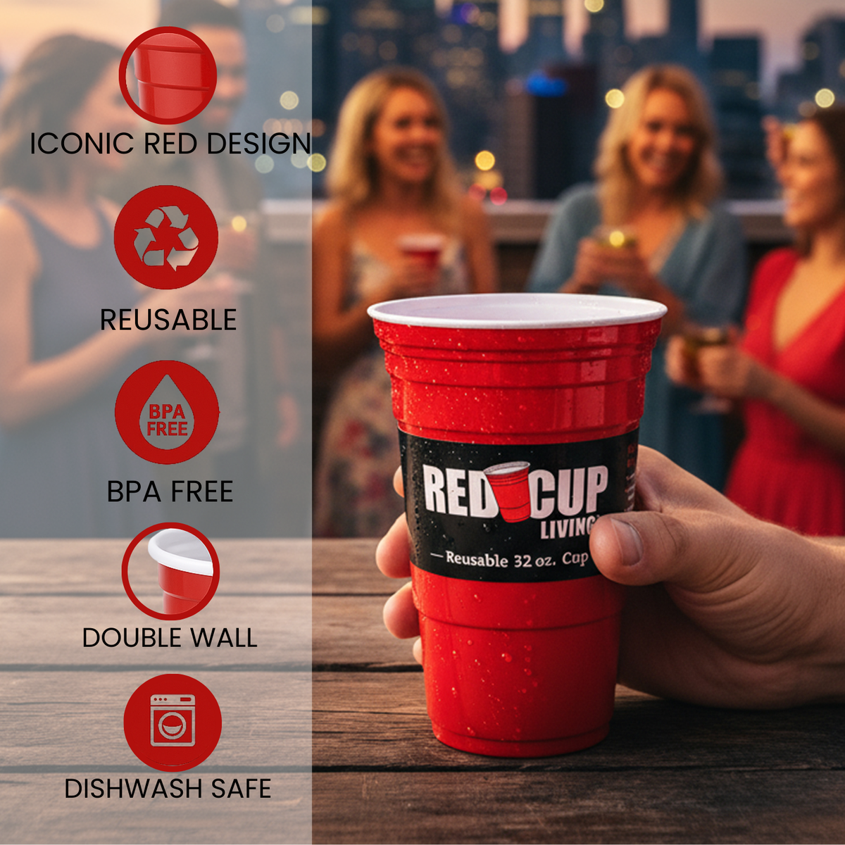 Reusable Party Cup – 32oz