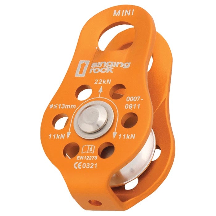 Singing Rock 449068 Mini Roll Pulley  Orange