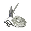 Lewmar 7LB LFX Anchoring Kit with 10' G4 1/4 Chain 150' 1/2 8-Plait Line