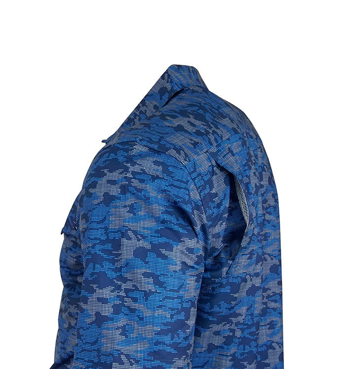 Men's Dot Camo UV Vented Fishing Shirt