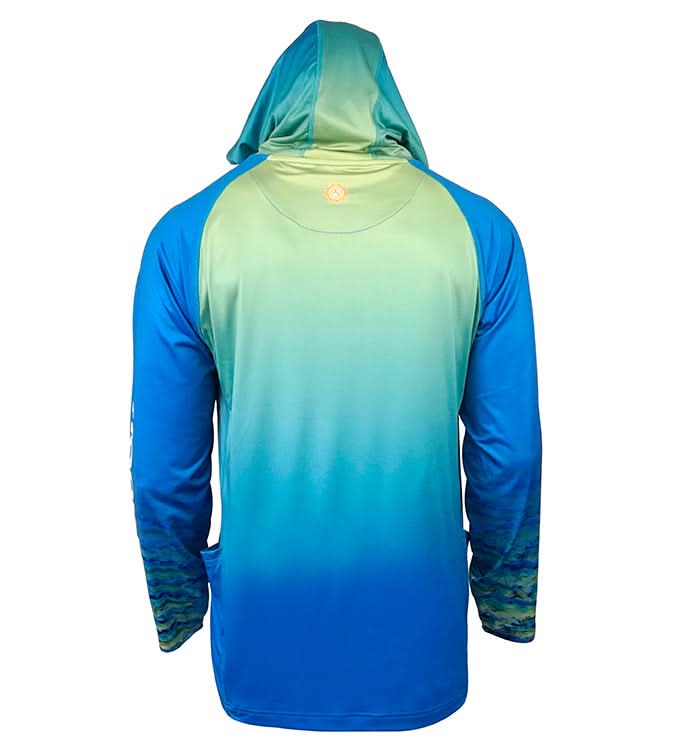 Men's Mahi Camo UV Fishing Hoodie Gaiter