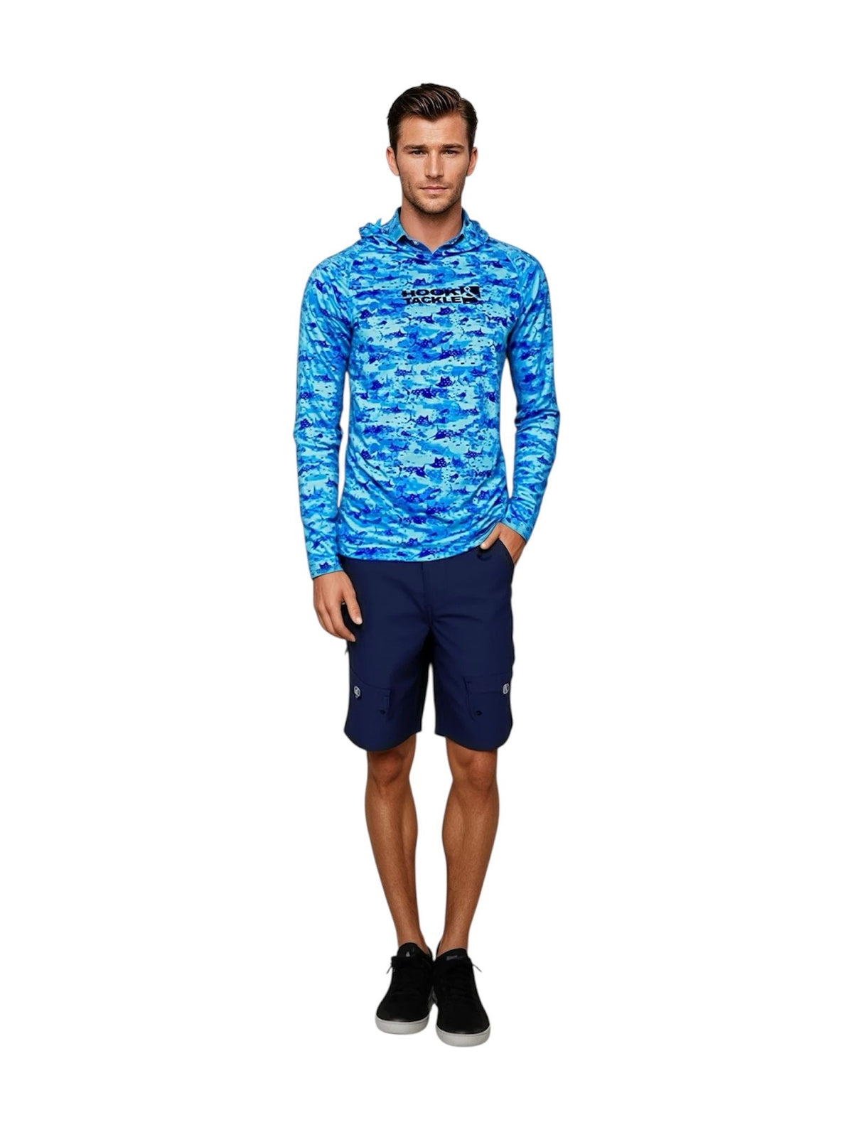 Men's Billfish Camo UV Fishing Hoodie