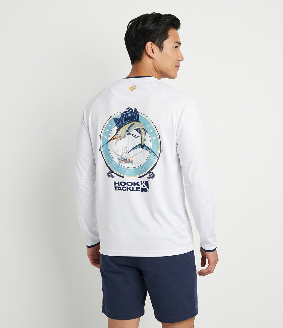 Men's Sail Fishing L/S UV Fishing Shirt