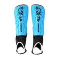 Malaga Soccer Shin Guard with Adjustable Straps-Blue/Black - Vizari Sports